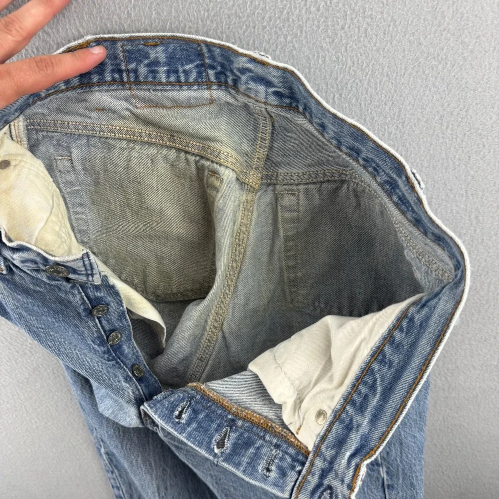 Vintage Levis Jeans Mens 32 (Fits 29x25 ) Blue‎ 80s 501 Straight Made in USA